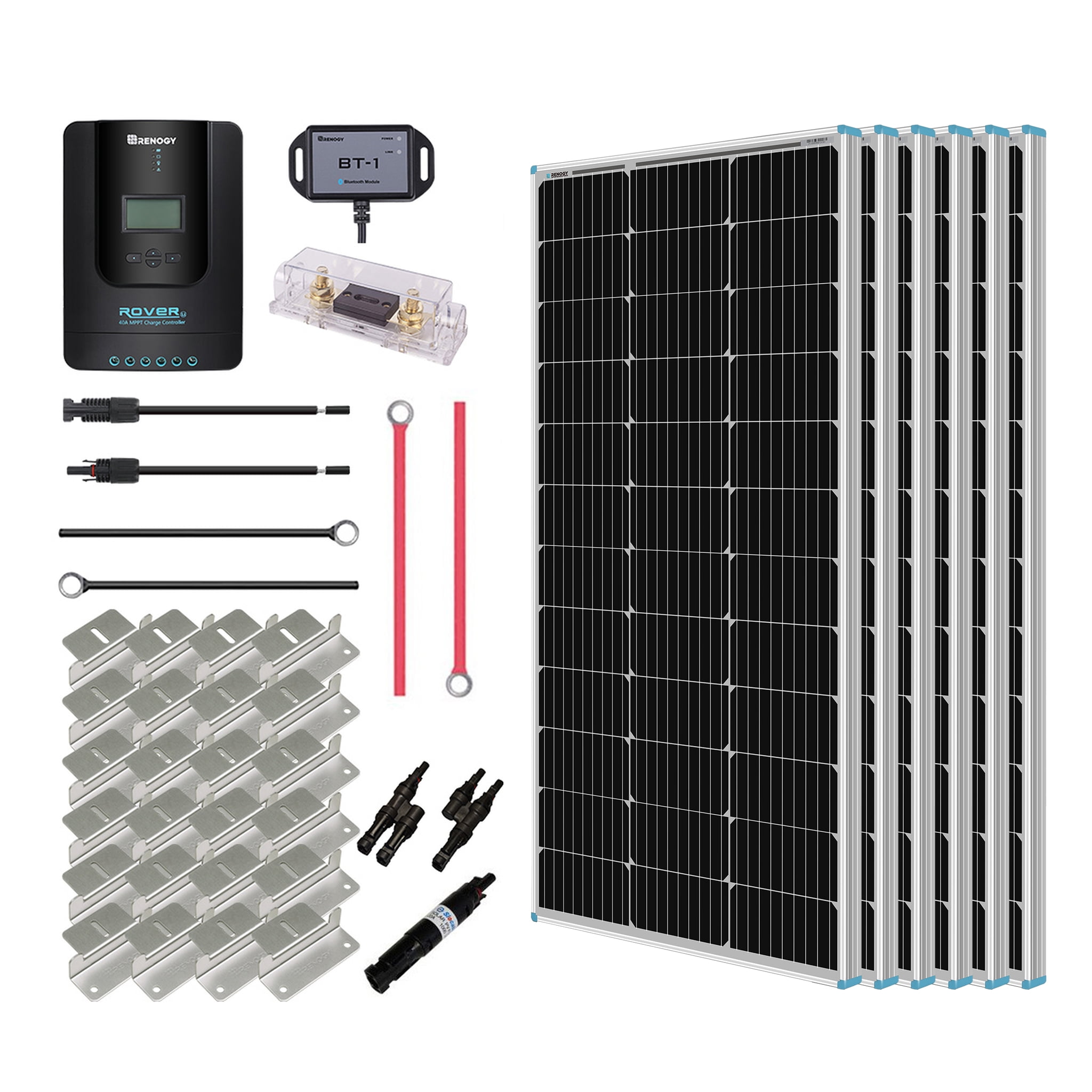 Renogy Multi-Panel Adjustable Mounting System for 100W to 300W Solar Panels 4 Ft 