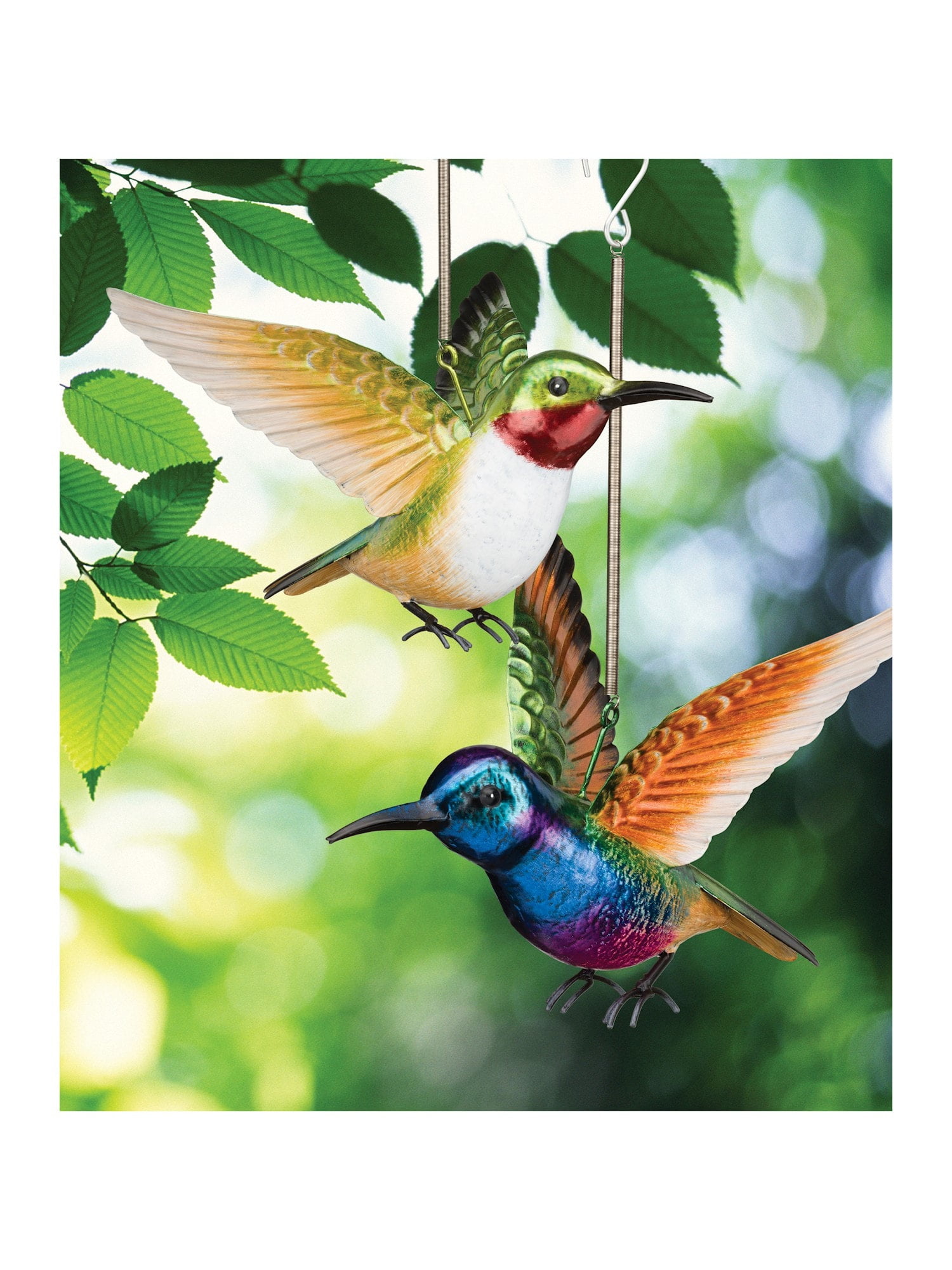 Maternity and nursing pillow Blue hummingbirds print 