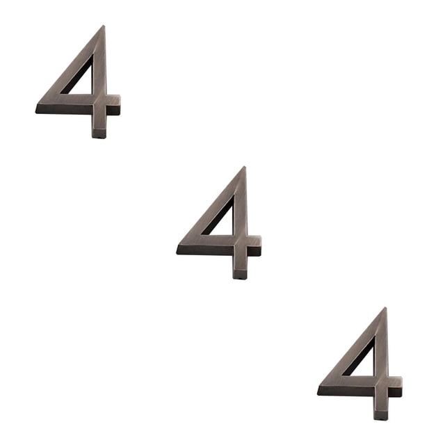 Letrero de puerta Wosthever 3D Número 1