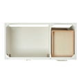 thumbnail image 5 of Ariel Stafford 42 Inch Single Sink Base Cabinet Left Offset In White, 5 of 9