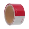 thumbnail image 1 of Cinta Reflectante Unique Bargains 11.81ft x 1.97" Cinta Adhesiva de Advertencia Argyle para Exteriores Reflector para Coches Camiones Rojo, Blanco 1 Pc, 1 of 1