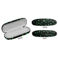 thumbnail image 3 of WIRESTER Durable Hard Clamshell Eyeglass Case with Microfiber Cloth - Shamrock Clover Leaves, 3 of 6