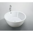 thumbnail image 2 of Bellaterra Home Pescara 59 inch Freestanding Bathtub in Glossy White, 2 of 4