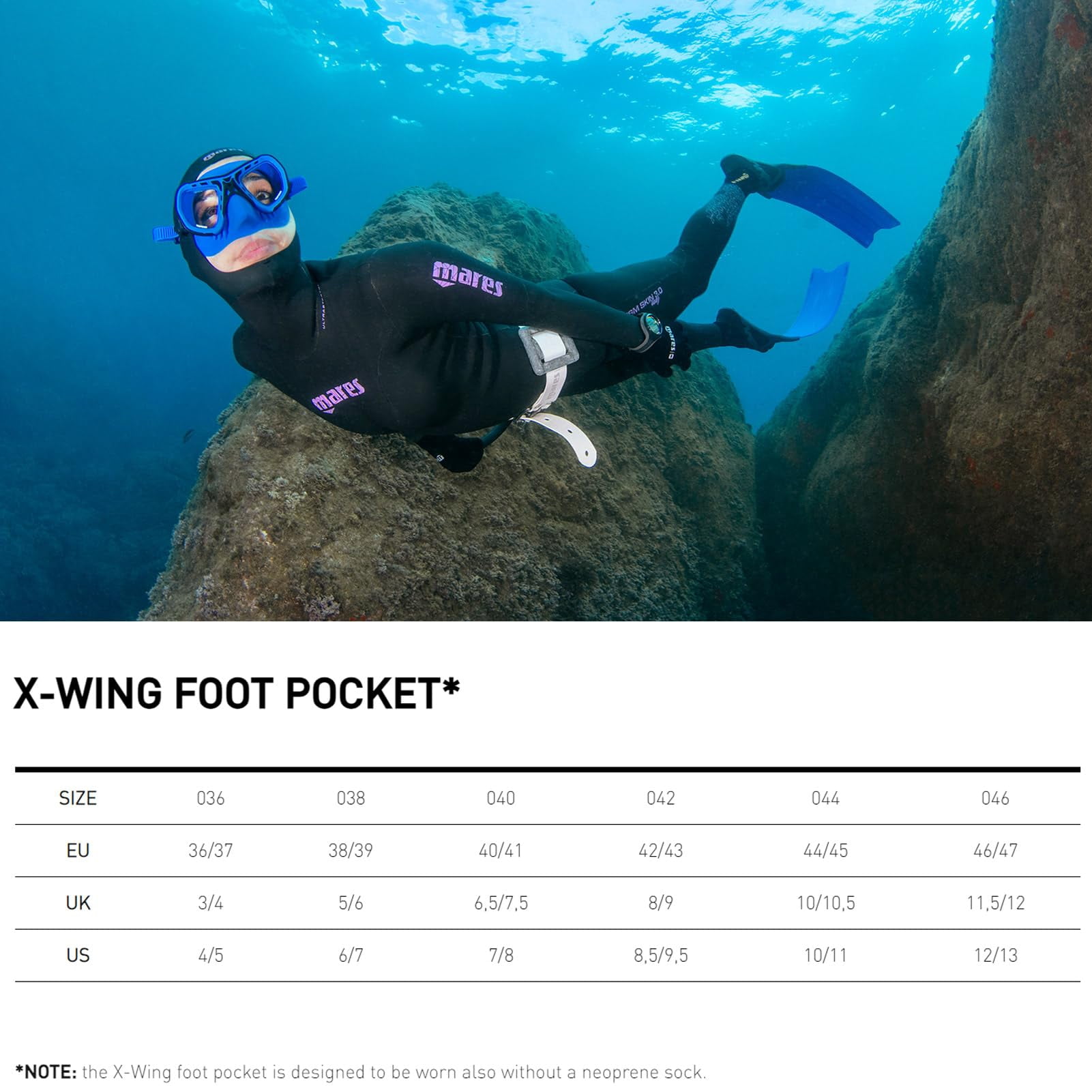 Mares X-Wing Freediving Fin