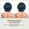 thumbnail image 2 of Yiaed Blue Sports Car Print Satin Bonnet Silk Bonnet Hair Bonnet for Sleeping Hair Bonnets, 2 of 6