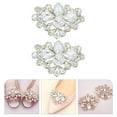 thumbnail image 4 of KAKOWELY piezas de adornos para zapatos de boda, joya de cristal, hebillas, adornos para zapatos, 4 of 4