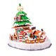thumbnail image 4 of DIY actividades de decoración de casas navideñas manualidades DIY kits de casas artesanales navideñas hechas a mano rompecabezas 3D para niños niñas Hugo  Casa de rompecabezas de bricolaje, 4 of 10