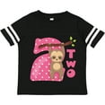 thumbnail image 3 of Inktastic Pink Sloth 2nd Birthday Girls Toddler T-Shirt, 3 of 5