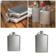 thumbnail image 2 of Corrosions Resistant Titaniums Flask 260ml 200ml Bottle Perfect for Fishing Trip, 2 of 16