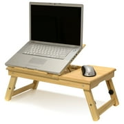 Furinno FNCL-33008 Pine Solid Wood Adjustable Ventilated Notebook Lapdesk