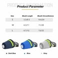 thumbnail image 3 of Adjustable Dog Gas Mask, Dog Mouth Mask with Filter, Reusable Dog Muzzles, Breathable Dog Air Filter Mask, Anti Smog Respirator, Effectively Filter air Pollution (Medium), 3 of 8