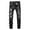 z251219-Black-1, variant on Boys Jeans Size 7 Boot Cut Boy's Skinny Fit Ripped Distressed Fashion Kids Denim Jeans Pants Purple Size 14-16 Years