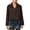 Brown, variant on Cropped Trench Coat for Women Casual Short Fall Jackets Double Notched Lapel Windproof Spring Fall Jackets (Khaki L)