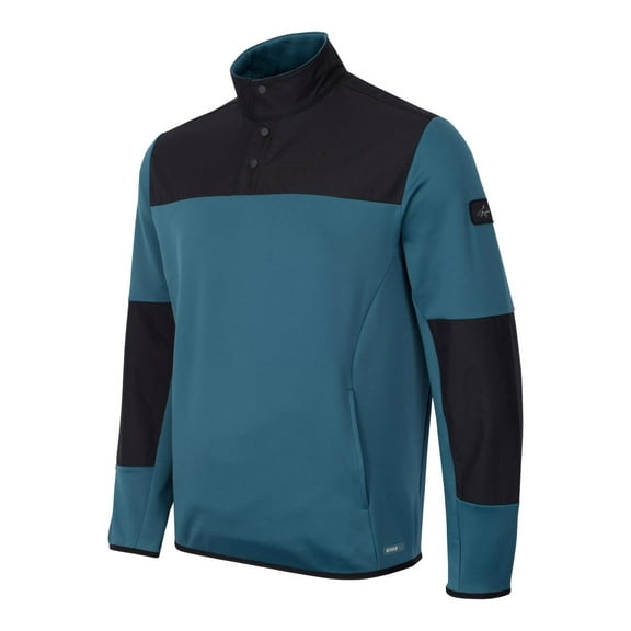 Greg Norman Mens Hydrotech Long Sleeve Pullover Sweater Blue L