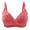 Watermelon Red, variant on Fulorrnie Bras for Women Lift No Underwire Comfort Supportive Push Up Bralette Ventilated Plunge Bra Pink 44 CDE/46 BC