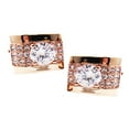 thumbnail image 1 of Gemelos Zulema Rectangular Oro, 1 of 8