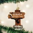 thumbnail image 3 of Old World Christmas Sequoia National Park Sign Glass Ornament 36176 New, 3 of 3