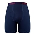 thumbnail image 2 of Boxer Hanes para hombre, Regular Algodón Stiching Marino y Azul 2 Piezas Talla G, 2 of 4
