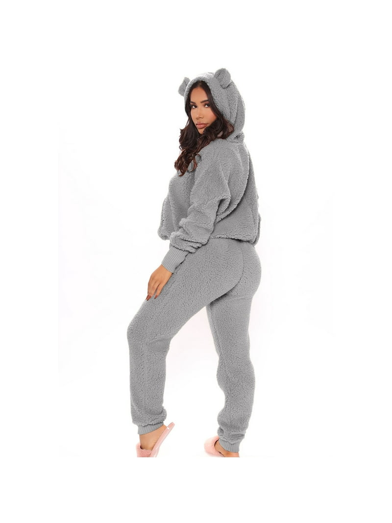 Mens Onesie Pajamas for Mens Loungewear Pajamas Hoodie Jumpsuits Sleepwear  Warm Sherpa Zipper Hooded Loungewear at  Men’s Clothing store