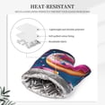 thumbnail image 4 of Honeii Starry Sky Colorful Donut patten Oven Mitts and Pot Holders Sets, Baker Oven Mitts, Mittens for Kitchen Decor, Baking Lover over Gloves Gifts, 4 of 7