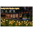thumbnail image 2 of 2 luces solares de luciérnaga, luces de jardín, luces de césped impermeables para exteriores, decoración de paisaje de jardín (luces cálidas), 2 of 6