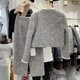 thumbnail image 2 of Conjunto de falda de dos piezas para primavera y otoño, chándal de 2 piezas, chaqueta corta y falda Midi ajustada, conjuntos de vestido, 2 of 5