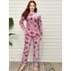 thumbnail image 3 of Pijama Polar Mujer Con Capucha Set 2 Pza Dama Diseño Estampa LOLE Pijama, 3 of 3
