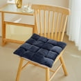 thumbnail image 5 of Fmbmuo Seat Cushion Square Stain Resistant Warm And Cozy 17x17 Inch Seat Cushions, 1Pcs Cotton Modern (Blue), 5 of 6
