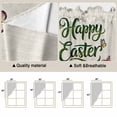 thumbnail image 5 of Happy Easter Swag Valances for Windows, Kitchen Window Curtains Over Sink, Cute Rabbits Flowers Eggs Butterflies Beige Window Treatment Curtains for Living Room/Bedroom Curtains 2 Panel Sets 36"x45", 5 of 8