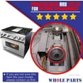 thumbnail image 4 of Whole Parts Top Burner Rear Part# PA080036 - Replacement & Compatible with Some Ranges or Cooking Surface Gas Burner, 4 of 6