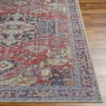 thumbnail image 5 of Mark&Day Washable Rugs, 5x7 Wheatcroft Traditional Dark Red Area Rug, Red Blue Grey Carpet for Living Room, Bedroom or Kitchen (5'3" x 7'3", Machine Washable), 5 of 6