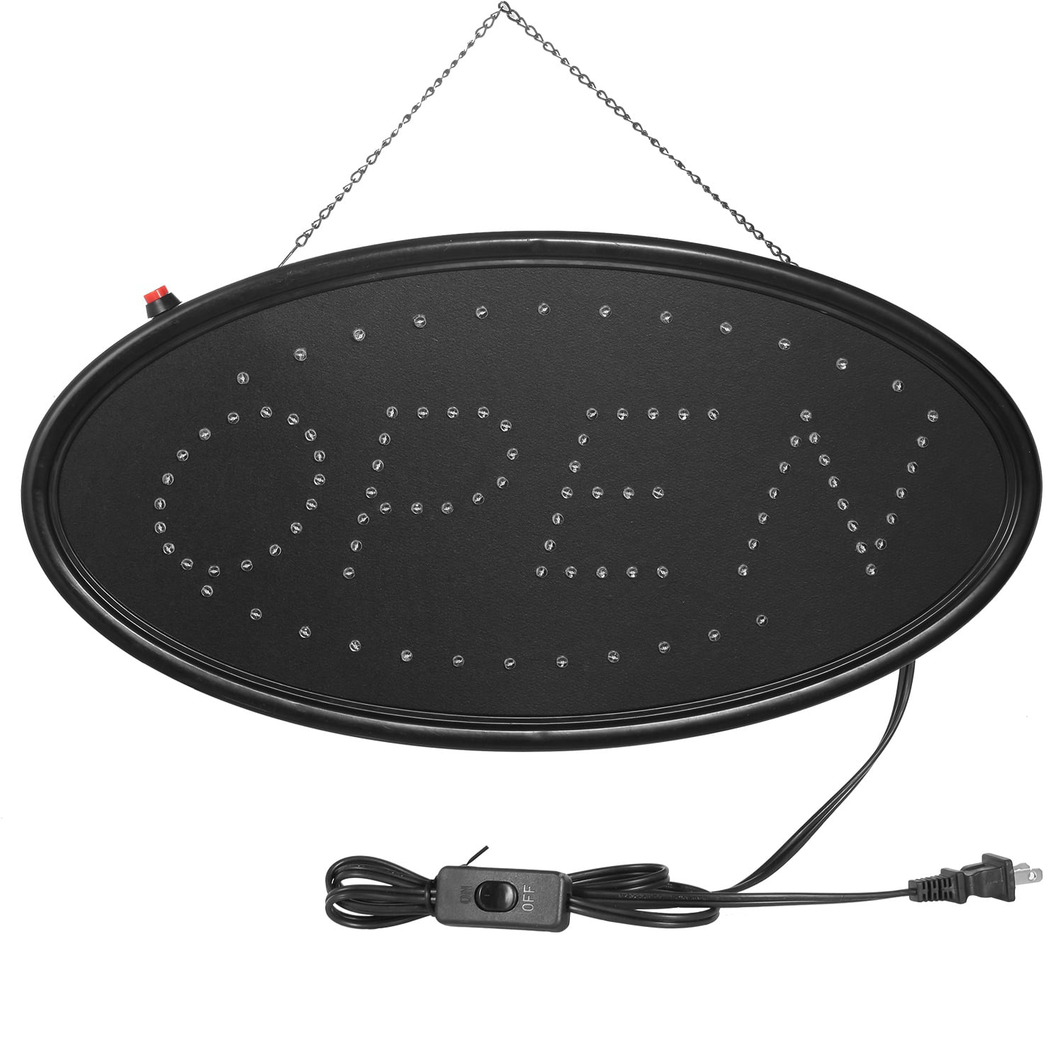 Animated Motion Running LED Business OPEN Sign On/Off Switch Bright Light Neon 
