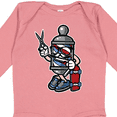 thumbnail image 4 of Inktastic Barber Skater Boys or Girls Long Sleeve Baby Bodysuit, 4 of 5