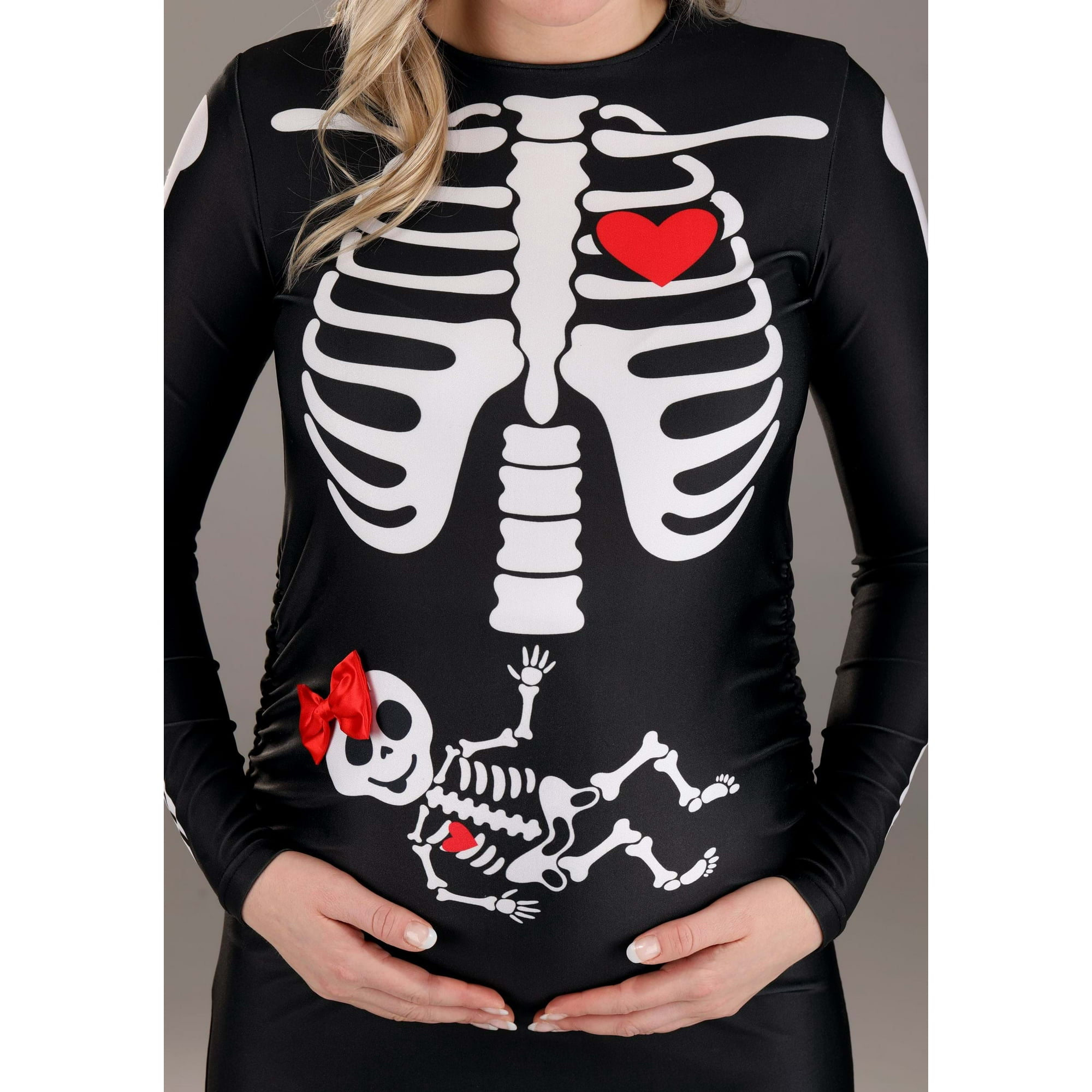 pregnant skeleton onesie