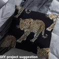 thumbnail image 2 of jejeloiu Wild Leopard Fabric by the Yard 5 Yards,Jungle Animal Fabric for Sewing,Brown Cheetah Home Decor Fabric by the Yard For Boys Kids,Ultra Soft Home Decor, 2 of 6