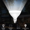 thumbnail image 2 of Bombillas LED Gonhom Par38, 20 W, 5000 K, regulables, paquete de 6, 2 of 7