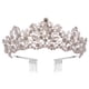 thumbnail image 1 of Corona para novia reina princesa niñas en boda cumpleaños desfile, con diadema de peine, para mujeres y niñas, 1 of 5