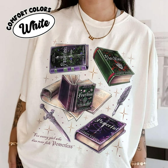 DOPASHIRT Powerless Series Lauren Roberts Shirt, Kai Azer & Paedyn Gray Shirt, Fantasy Bookish Shirt, Powerful Book Shirt, Bookish Gift Unisex S-5XL Hot Trending Shirt, Vintage Birthday Gift