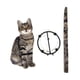 thumbnail image 5 of Inteprter Paper Towel Holder Convenient Metal Cat Wide Roll Holders Lightness Stand All-Match Paper Kitchen Toilet Design Application Decoración del hogar gris Inteprter HA044173-02, 5 of 6