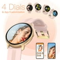 thumbnail image 2 of Reloj inteligente AGPTEK para mujer IP68 impermeable Android/iOS Rosa, 2 of 9