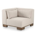 thumbnail image 2 of Moe's Home Collection June Corner Chair Oatmeal Fabric Corner Chairs, 2 of 6