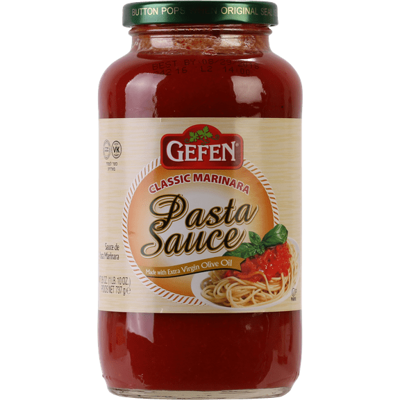 Gefen Classic Marinara Pasta Sauce 26 oz (pack of 3)