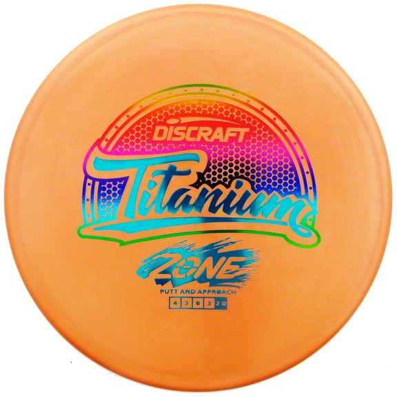 Discraft Titanium Zone Putter Golf Disc [Colors may vary] - 167-169g