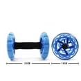 thumbnail image 3 of CNKOO Roue de Rouleau Ab Rouleau d'Exercice Abdominal Roue d'Entraînement pour Gym Entraînement Physique Bleu, 3 of 4