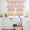 Orange, variant on Colorful Stripe Kitchen Curtains Sets for Windows 36 Inch Length, Modern Pink Purple Blue Vertical Striped Rod Pocket Window Treatments Tier Curtains and Valances Set for Bedroom/Bathroom