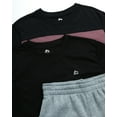 thumbnail image 2 of RBX Boys Active Shorts Set - 3 Piece Boys Athletic Shirts and Kids Fleece Sweat Shorts (8-12), 2 of 7