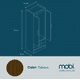 thumbnail image 4 of Ropero de Madera Mobi Fermont Color Tabaco, 4 of 4