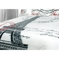 thumbnail image 3 of Duvet Cover Set 3PC Double/Queen Postcard Red Ink, 3 of 3