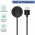 thumbnail image 4 of pannbo 3.3FT Watch Charger Cable Dock, USB Charging Cord Compatible with iTECH Fusion 2/Fusion 3 Smartwatch, Replacement Magnetic Charging Wire Cradle Adapter, 4 of 5