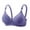 Blue, variant on Bras for Older Women Summer V Neck Jacquard No Underwire Push Up Bralettes Comfortable Everyday Bra